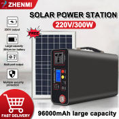 SolarPro 300W Portable Solar Generator - AC/DC/USB Output