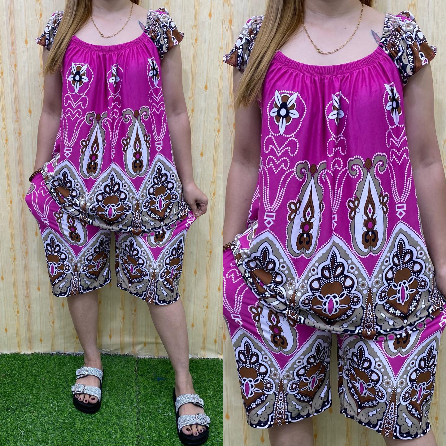 PLUS SIZE TERNO SHORT BUTTERFLY SLEEVES UP TO 4XL - Image 3