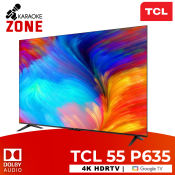 TCL 55P635 4K Smart TV with Dolby Audio and Voice Control