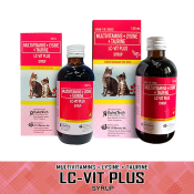 LC-VIT PLUS Cat Syrup: Multivitamins + Lysine + Taurine