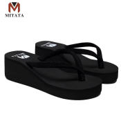 MITATA lightweight wedge women flip flops