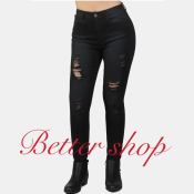 Stretchable skinny jeans, black, various sizes (25-36) - 