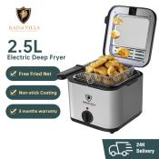 Kaisa Villa Mini Electric Deep Fryer, 2.5L Capacity