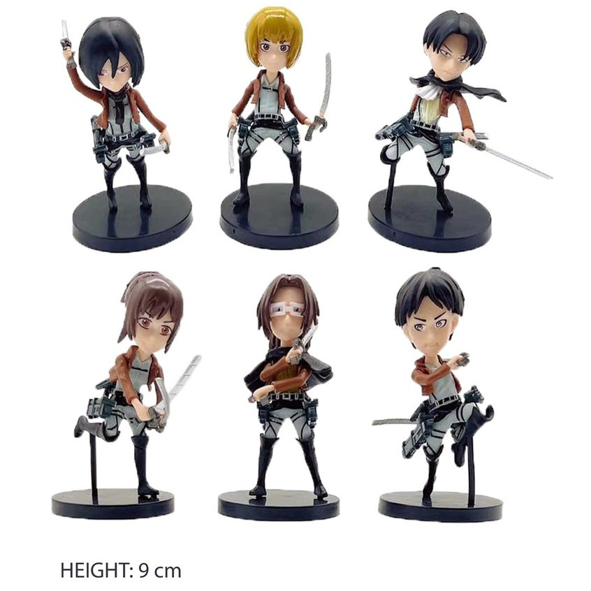 2022 Anime Attack on Titan Acrylic Stand Figure Rivaille Eren Jager ...