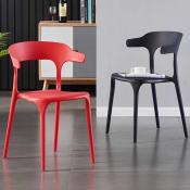 Goody Nordic Stool: High-Quality Plastic Dining Room Chair