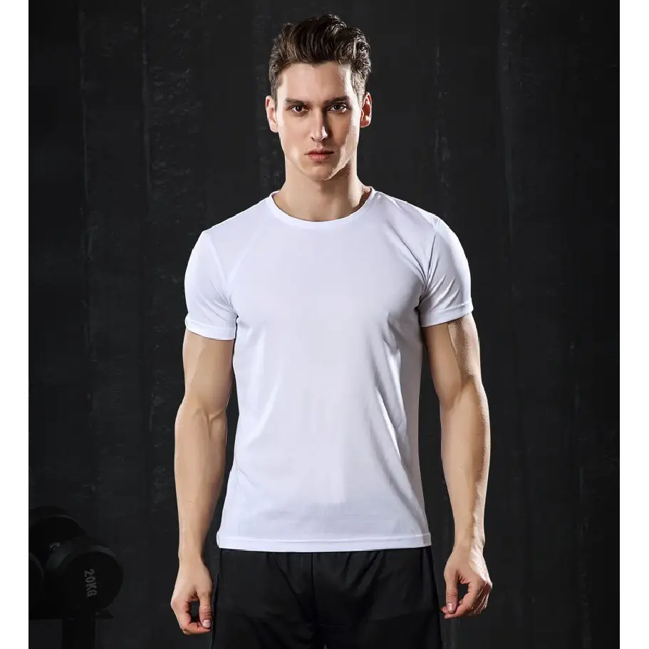 plain white dri fit t shirt