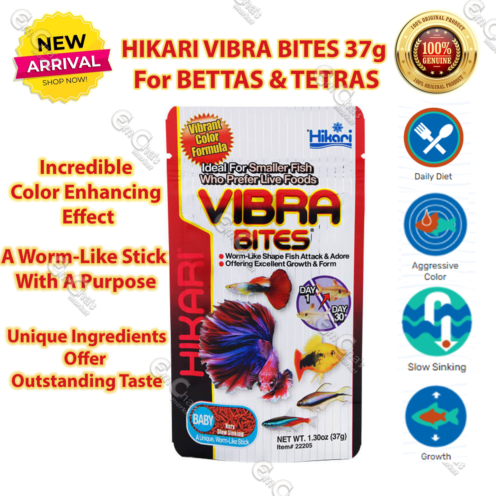 Betta bites fish food sale