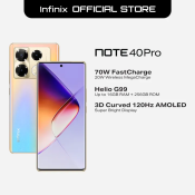 Infinix Note 40 Pro Cellphones sale 2024 original Smartphone up to 16GB 6.35” HD 5G Full Speed Gaming King Mobile Phone Display 50MP Dual Rear Camera Dts Dual Speaker 5000mAh Battery