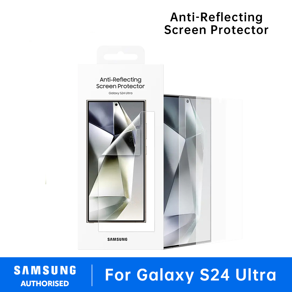 Original Samsung Official Galaxy S24 Ultra Anti-Reflecting Screen Protector Soft film Dustproof For Galaxy S24 Ultra