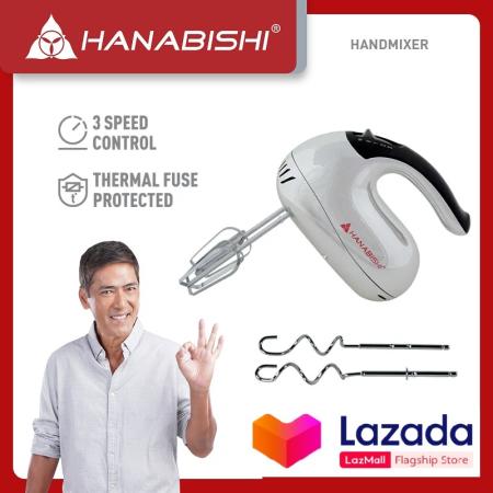 Hanabishi HHM-53SS 5-Speed Hand Mixer with Dual Attachments