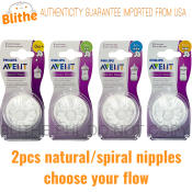 Philips Avent Spiral Baby Bottle Nipples, Choose Your Flow