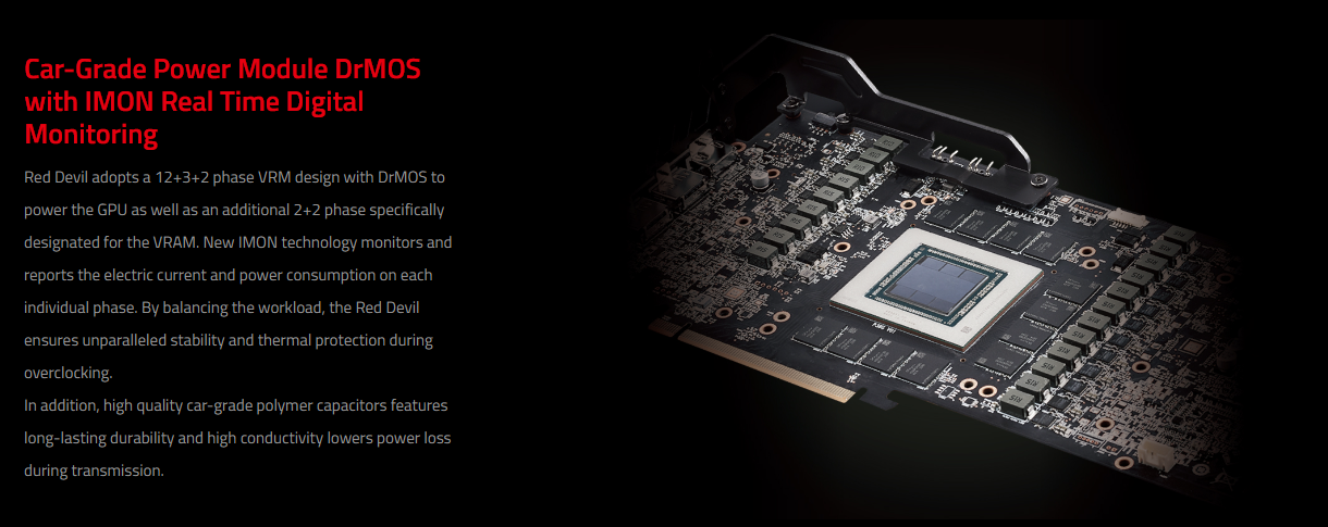 PowerColor RED DEVIL Radeon RX 7900 XTX 24GB GDDR6 PCI Express 4.0 ATX 7900XTX Video Card RX7900XTX 24G-E/OC/LIMITED - RX7900XTX 24G-E-OC [Limited Edition]