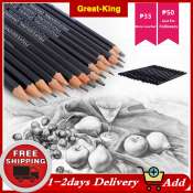 Great-King Professional Graphite Sketching Pencils Set for Drawing