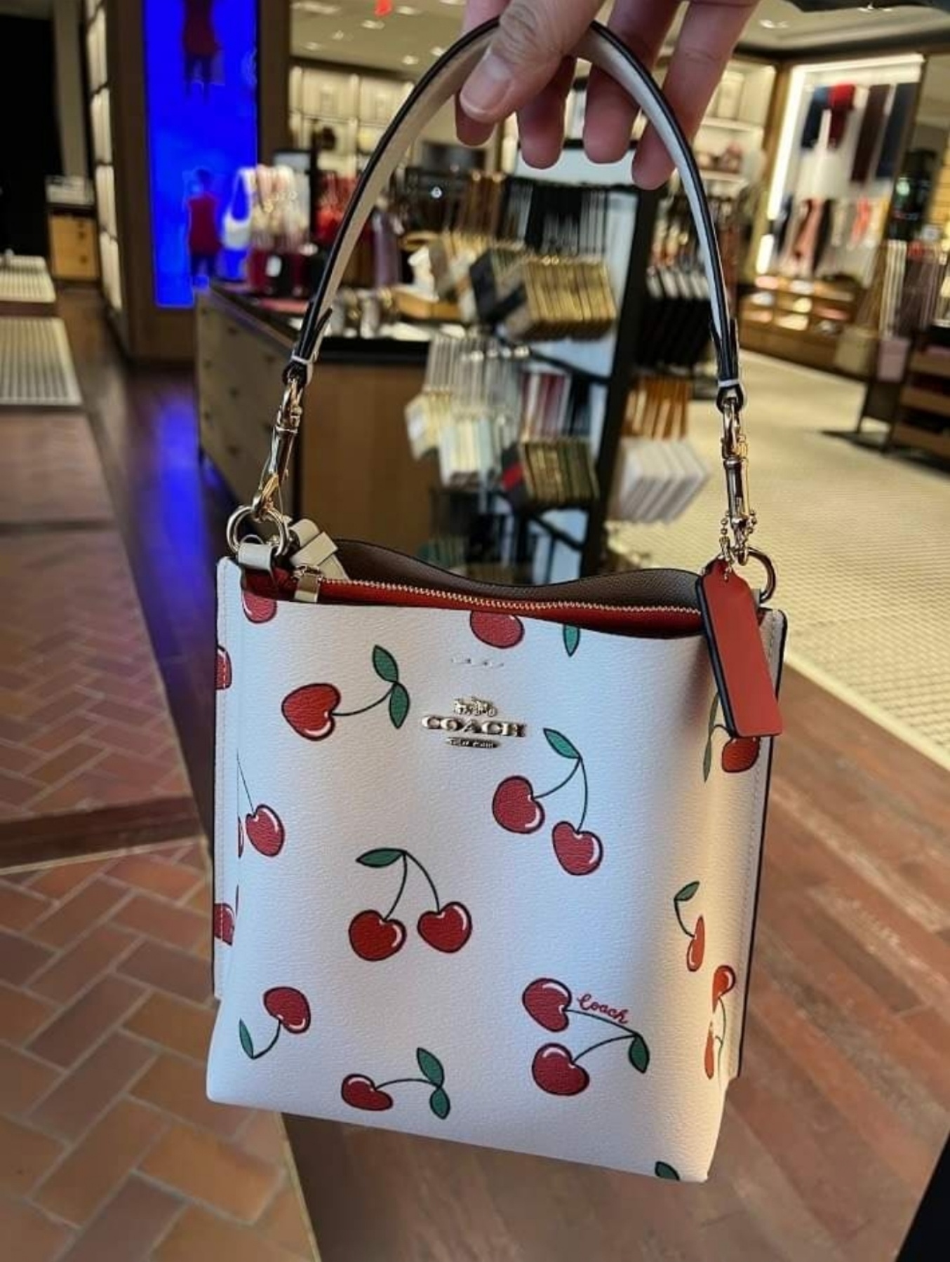 Shop Coach Bag Cherry online 