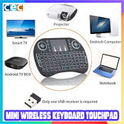 Mini USB Wireless Keyboard Touchpad Air Mouse Remote Control