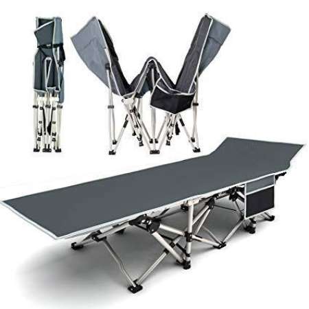 Military Folding Bed: Portable, Heavy Duty, 300KG Capacity - 