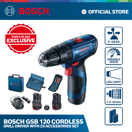 Bosch GSB 120 Cordless Impact Drill Kit