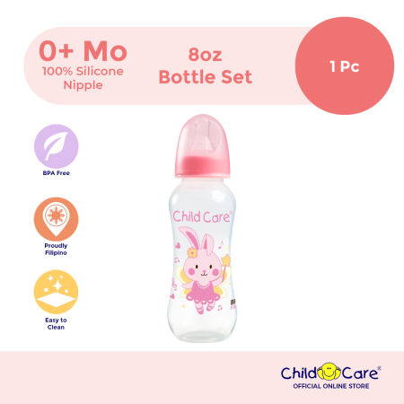 Child Care 8oz Shape Baby Bottle For Girl, by Pc