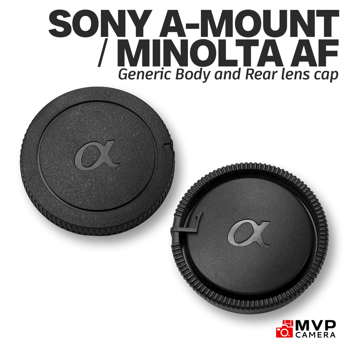 Generic Sony A-mount Amount aka Minolta AF Body Rear Lens Cap Set
