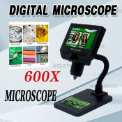 LCD Digital Microscope with LED Light and Metal Bracket