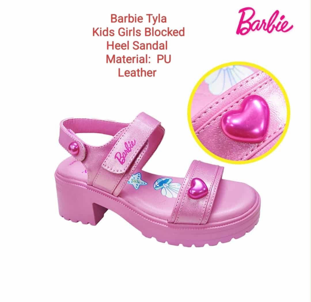 Natasha Barbie Kids Girls Blocked Heeled Sandal (Tyla) Presyo 1,875 Piso*Libreng Shipping