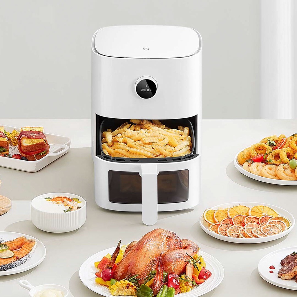 Net Red 220v Air Fryer Household 4.2l Large Capacity Oil-free Electric Fryer  Ceramic Coating Electric Fryer Easy To Clean - Electric Deep Fryers -  AliExpress