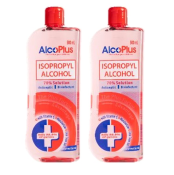 Alcoplus 70% Isopropyl Alcohol 500ml - Pack of 2s