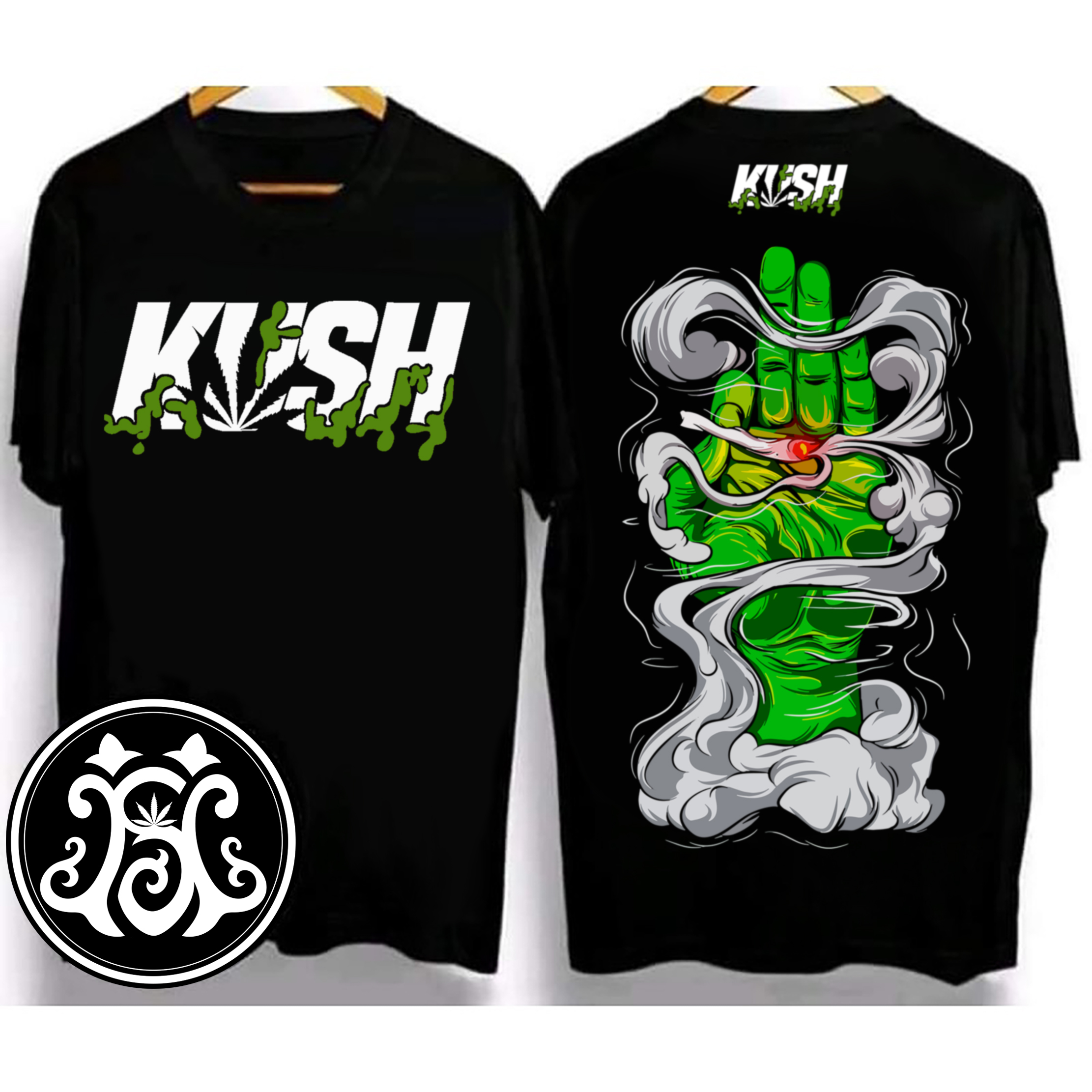KUSH Design Vintage Inspired Cotton Loose Clothing T-Shirt for Men