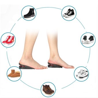 1 Pair Men Women Half Lift Height Increase Insoles 5cm InvisibleShoes Heel Taller Pads - Intl June 2018 - 2 1 Pair Men Women Half Lift Height Increase Insoles 5cm InvisibleShoes Heel Taller Pads - intl - 2