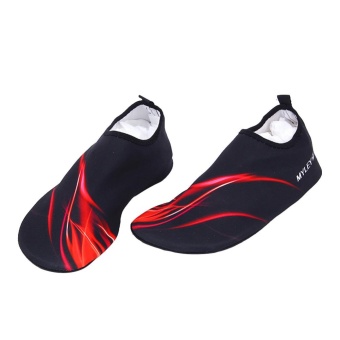 1Pairs Skin Shoes Water Shoes Socks Yoga Exercise Pool Beach SwimSlip (Red) - Intl July 2018 - 2 1Pairs Skin Shoes Water Shoes Socks Yoga Exercise Pool Beach SwimSlip (Red) - intl - 2
