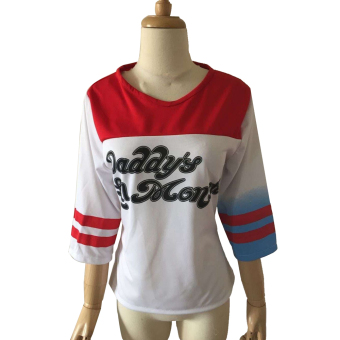 2016 NEW Movie Suicide Squad Harley Quinn Female Clown Cosplaycostume Clothing Halloween Anime Coat Jacket One Set Uniform - Intl May 2018 - 3 2016 NEW movie Suicide Squad Harley Quinn female clown cosplaycostume clothing halloween anime coat jacket one set uniform - Intl - 3