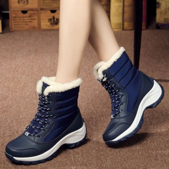 2016 Women Snow Boots Winter Warm Boots Thick Bottom Platform Waterproof Ankle Boots For Women Thick Fur Cotton Shoes Size 35-41 - Intl June 2018 - 2 2016 Women Snow Boots Winter Warm Boots Thick Bottom Platform Waterproof Ankle Boots For Women Thick Fur Cotton Shoes Size 35-41 - intl - 2