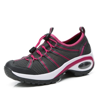2017 Mountain Hiking Shoes Breathable Climbing Shoes For WomenOutdoor Comfortable Shoes Antiskid Shoes Walking Sneakers ( Grey& Red ) - Intl June 2018 - 2 2017 Mountain Hiking Shoes Breathable Climbing Shoes for WomenOutdoor Comfortable Shoes Antiskid Shoes Walking Sneakers ( Grey& Red ) - intl - 2