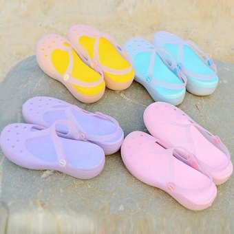2017 New Style Fashion Woman Summer Change Color Sandals Croc Hollow Beach Shoes Leisure Girls Jelly Female Garden Shoes Gift(pink) - Intl April 2018 - 2 2017 New Style Fashion Woman Summer Change Color Sandals Croc Hollow Beach Shoes Leisure Girls Jelly Female Garden Shoes Gift(pink) - intl - 2