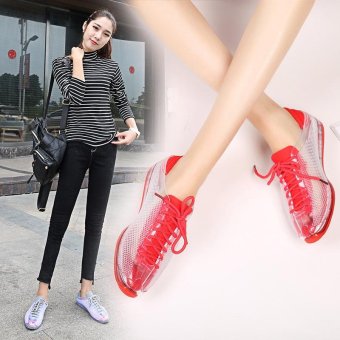 2017 New Summer Women Casual Shoes Female Ladies Girl BreathableFashion Lace Up Sport Shoes For Woman Soft Outdoor Flats WalkingShoes ( Pink) - Intl April 2018 - 3 2017 New Summer Women Casual Shoes Female Ladies Girl BreathableFashion Lace Up Sport Shoes For Woman Soft Outdoor Flats WalkingShoes ( Pink) - intl - 3