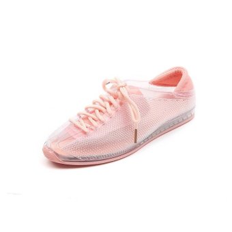2017 New Summer Women Casual Shoes Female Ladies Girl BreathableFashion Lace Up Sport Shoes For Woman Soft Outdoor Flats WalkingShoes ( Pink) - Intl April 2018 - 2 2017 New Summer Women Casual Shoes Female Ladies Girl BreathableFashion Lace Up Sport Shoes For Woman Soft Outdoor Flats WalkingShoes ( Pink) - intl - 2