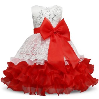 2017 Summer Flower Wedding Princess Dress Girls Children Clothing Kids Dresses For Girl Clothes Tutu Party Dress Purple - Intl June 2018 - 3 2017 Summer Flower Wedding Princess Dress Girls Children Clothing Kids Dresses for Girl Clothes Tutu Party Dress Purple - intl - 3