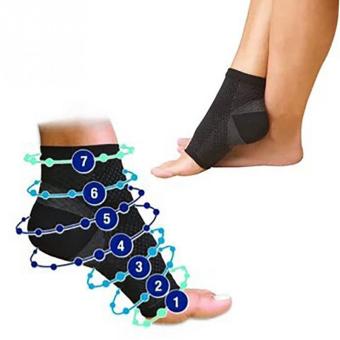 2pcs/1 Pair Foot Ankle Compression Socks Anti Fatigue Varicose FeetSleeve - Intl July 2018 - 4 2pcs/1 pair Foot Ankle Compression Socks Anti Fatigue Varicose FeetSleeve - intl - 4