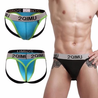 3 Pcs/lot Men Cotton Underwear Patchwork Letter G Thongs Shorts Sleepwear Home Wear Panties - Intl June 2018 - 2 3 Pcs/lot Men Cotton Underwear patchwork letter G Thongs Shorts Sleepwear Home wear Panties - intl - 2