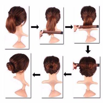 3pcs Women Hair Bun Maker Donut Hair Styling Accessories Tools -intl April 2018 - 3 3pcs Women Hair Bun Maker Donut Hair Styling Accessories Tools -intl - 3