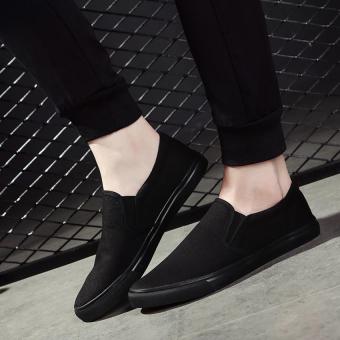 AD NK FASHION Men's Fashion Breathable Canvas Casual LoafersSlip-ons Flat Shoes(Black)AK139 April 2018 - 3 AD NK FASHION Men's Fashion Breathable Canvas Casual LoafersSlip-ons Flat Shoes(Black)AK139 - 3