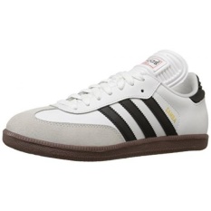 adidas Mens Samba Classic Soccer Shoe,Run White/Black/Run White, US