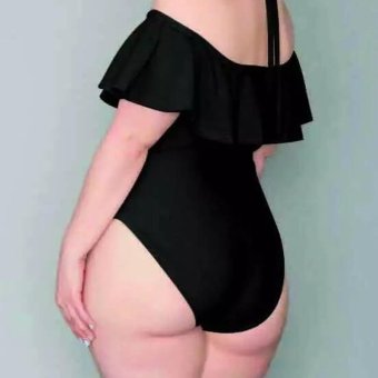 Amart Sexy Women Off Shoulder Ruffle Swim Wear High Cut BathingSuit Monokini Swimwear One Piece Swimsuit Plus Size - Intl June 2018 - 4 Amart Sexy Women Off Shoulder Ruffle Swim Wear High Cut BathingSuit Monokini Swimwear One Piece Swimsuit Plus Size - intl - 4