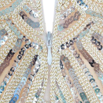 Amart Women Tassel Dress Vintage Fringe Evening Party Dresses (Beige) - Intl June 2018 - 4 Amart Women Tassel Dress Vintage Fringe Evening Party Dresses (Beige) - intl - 4