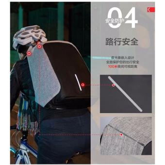 Anti Lost Design Against Theft Shoulder Bag Men And Women BusinessComputer Backpack 32x14x44cm - Intl June 2018 - 3 Anti Lost Design Against Theft Shoulder Bag Men and Women BusinessComputer Backpack 32x14x44cm - intl - 3