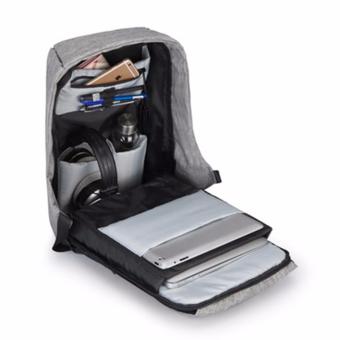 Anti Lost Design Against Theft Shoulder Bag Men And Women BusinessComputer Backpack 32x14x44cm - Intl June 2018 - 4 Anti Lost Design Against Theft Shoulder Bag Men and Women BusinessComputer Backpack 32x14x44cm - intl - 4