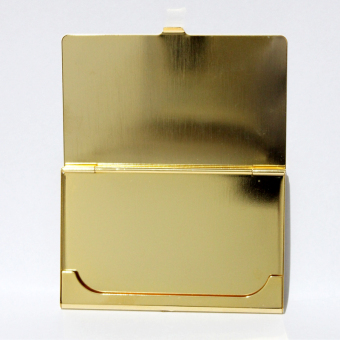 Armani Exchange Thin Aluminum Card Holder (Gold) June 2018 - 3 Armani Exchange Thin Aluminum Card Holder (Gold) - 3