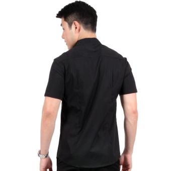 Attraxion Dean Embroidered Pattern Polo For Men (Black) June 2018 - 5 Attraxion Dean Embroidered Pattern Polo for Men (Black) - 5