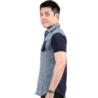 Attraxion Robin Striped Polo For Men(Blue) June 2018 - 2 Attraxion Robin Striped Polo for Men(Blue) - 2