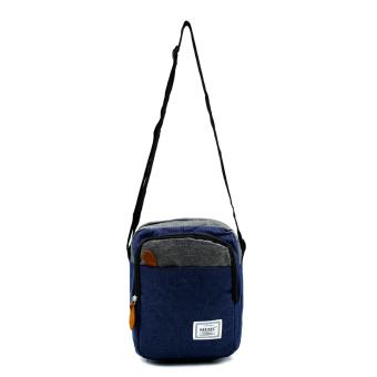 Attraxion Spencer - 1215-1 Sling Crossbody Bag For Men Gray Multicolored (Navy Blue) June 2018 - 2 Attraxion Spencer - 1215-1 Sling Crossbody Bag for Men Gray Multicolored (Navy Blue) - 2